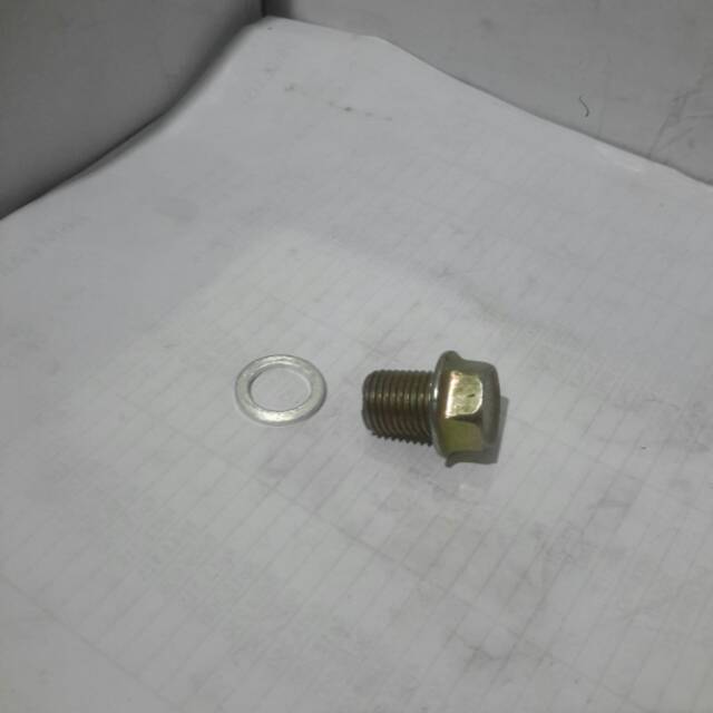 Baut oli + ring oli aluminium oversize