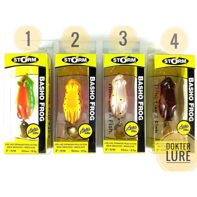BANTING HARGA LURE STORM BASHO FROG Asia Edition 9,5gr 5cm Soft Frog Umpan Mancing
