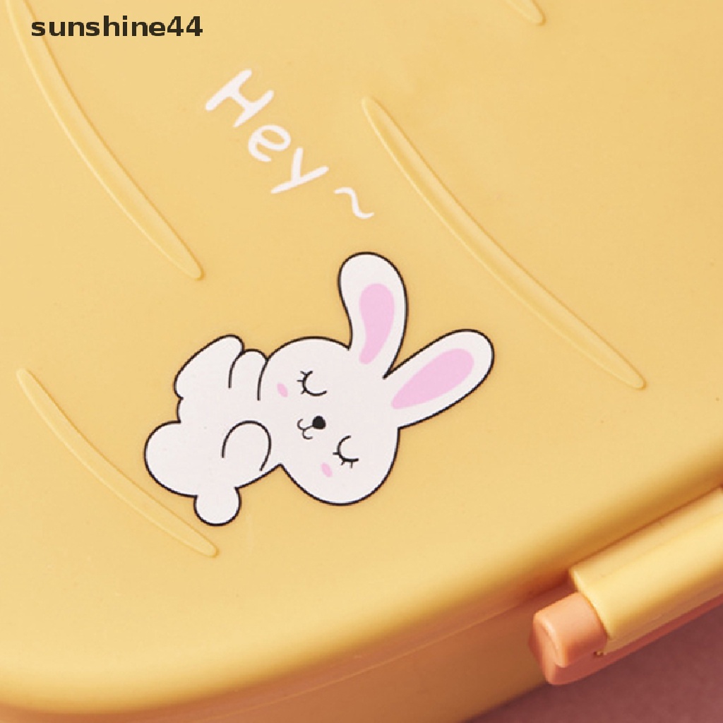 Sunshine Kotak Makan Bento Jepang Lucu Dengan Insulasi Untuk Microwave / Oven