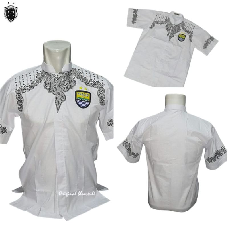 Baju muslim / Baju koko persib / Baju muslim persib / Baju persib bordir / Koko persib dewasa tangan pendek bordir / koko muslim persib 1933 terlaris