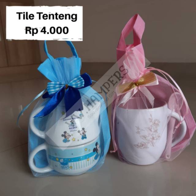 

Tile tenteng/ tile pita / tile souvenir/ tile mug