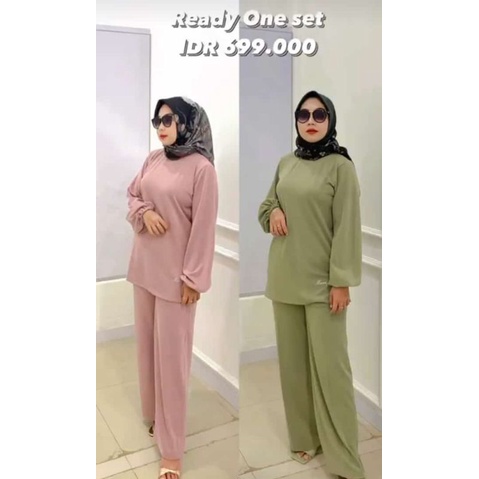 Mandjha Ivan Gunawan Fashion One Set Baju & Celana Ada Pink & Hijau Silahkan Chat/ CO Thanks Shay