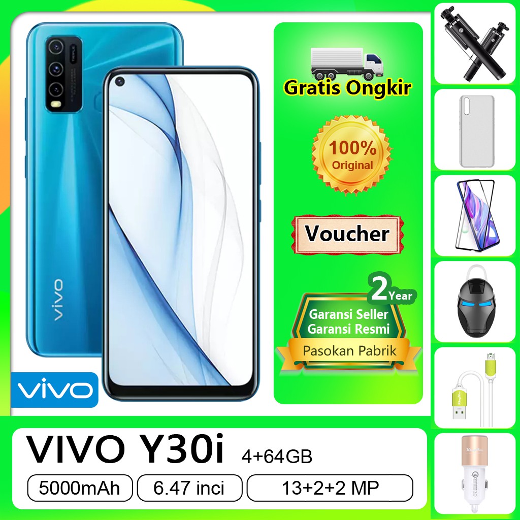 hp vivo Y30i 4G/64G hp COD murah banget asli promo android