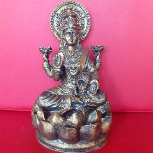 Patung Laksmi Sri (Saktinya Dewa Wisnu) Dewi Kekayaan dan Kecantikan