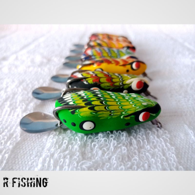 SOFT FROG SISIR 4,5CM BFFC LURE || UMPAN CASTING IKAN GABUS DAN TOMAN | UMPAN PANCING KATAK MAINAN