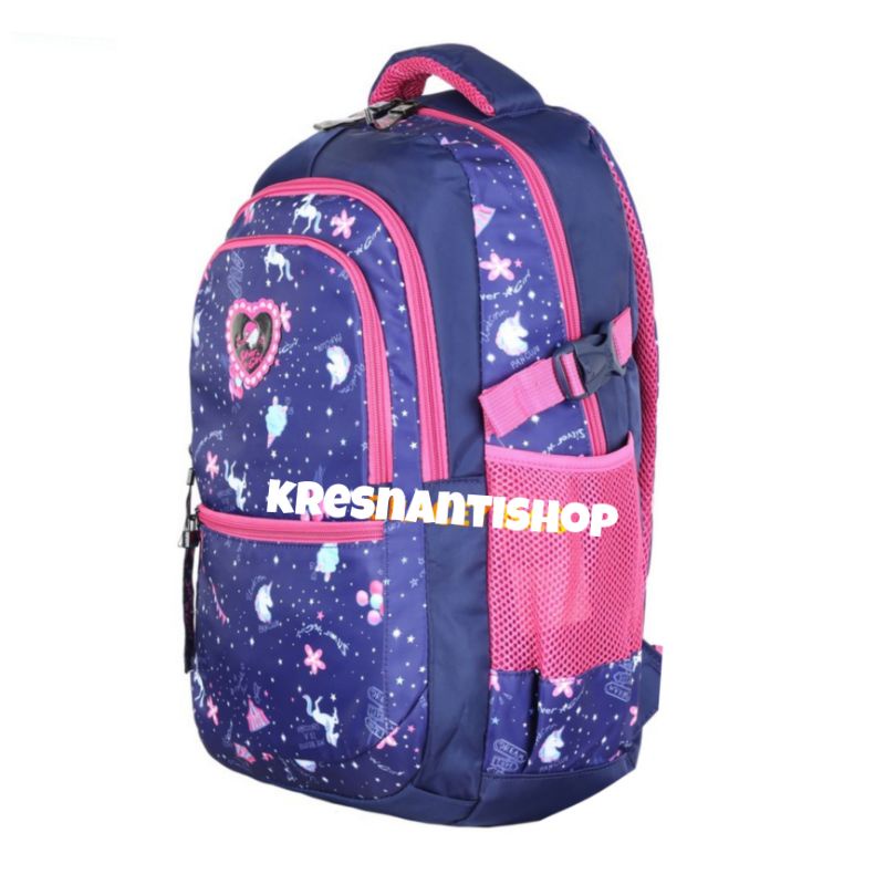 tas ransel sekolah anak perempuan import silvergirl