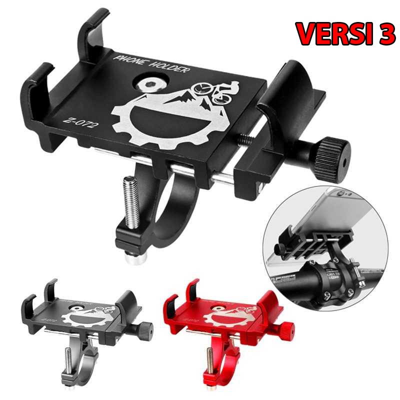 Holder Sepeda Dan Motor Smartphone  Handle Bar 4.7 - 6.2 Inch Bike Mount Zacro - YP0715043