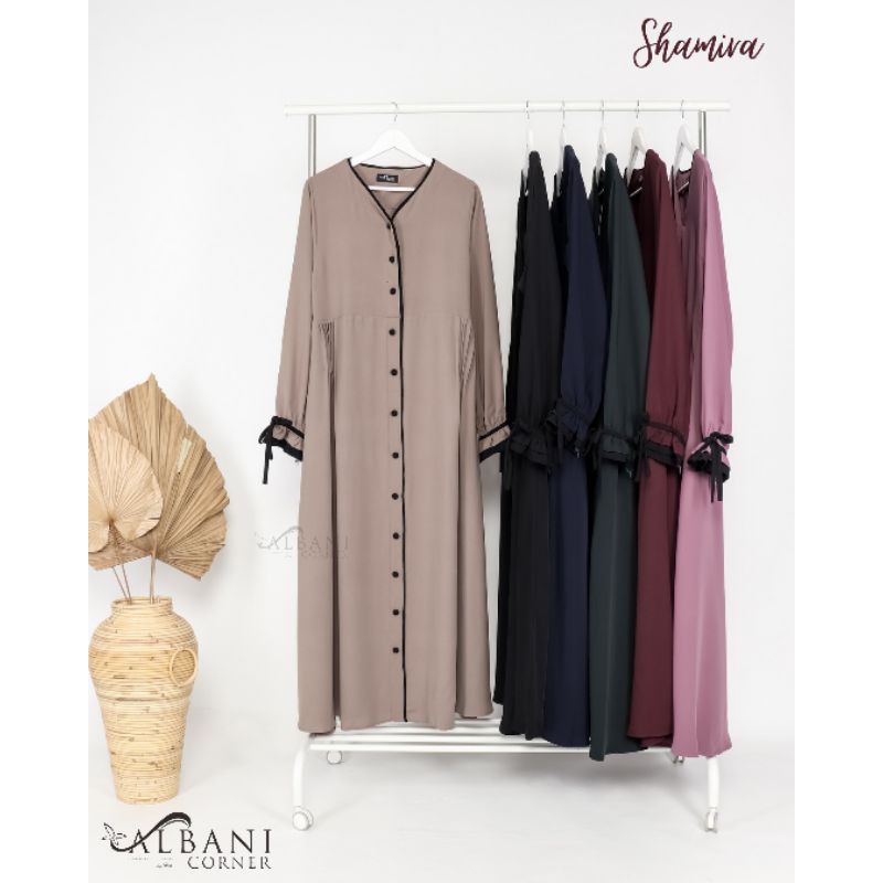 Gamis shamira albani corner (kain sultan)