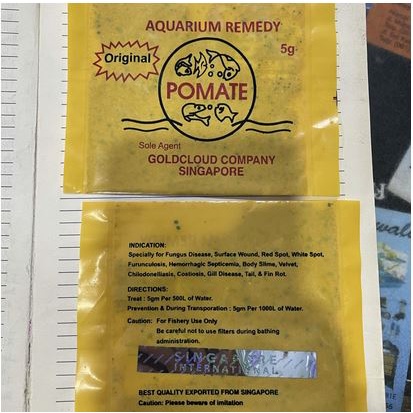 Pomate Original 5Gr/Obat Ikan Hias Ampuh