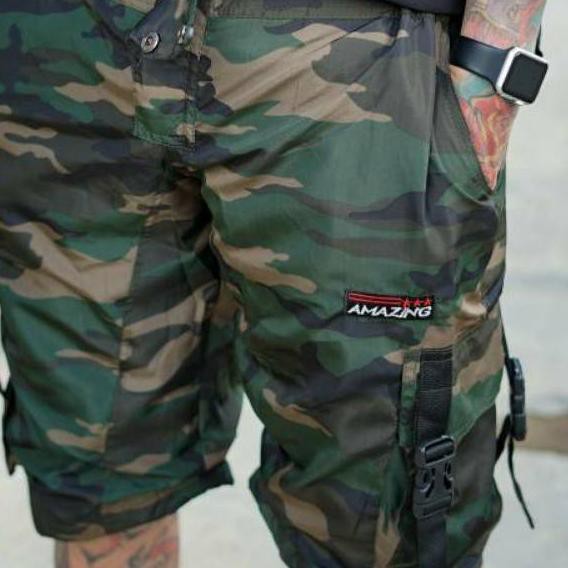 Celana Pria Pendek Waterproof / Celana Army Pendek / Celana Army Waterproof