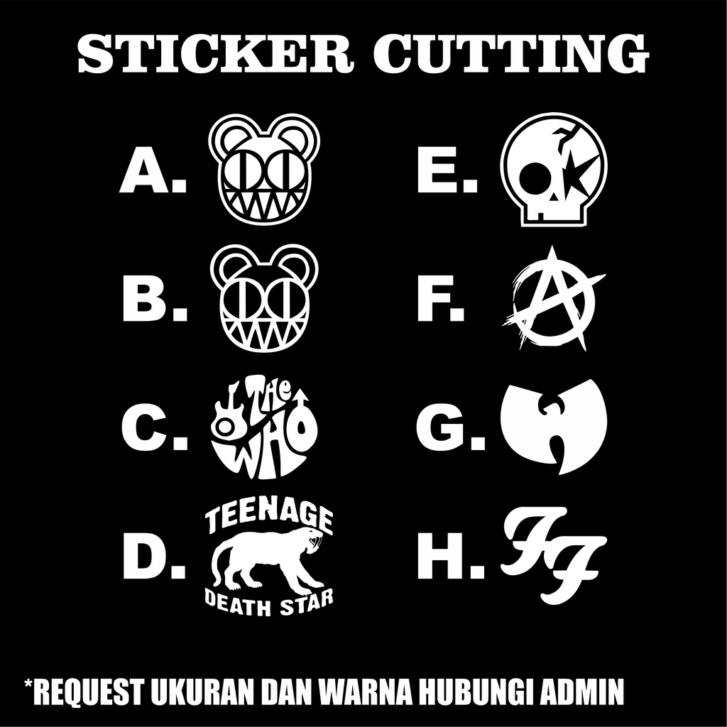 Sticker Cutting Logo Logo Band Linkin Park Dll