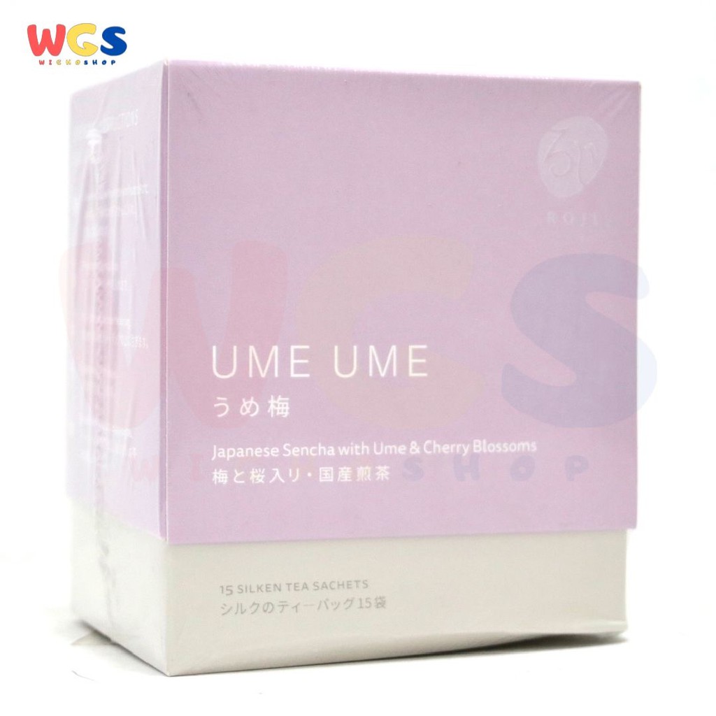 Roji Tea Bag Ume Ume Japanese Sencha with Ume and Cherry Blossoms 15 Saches / Box