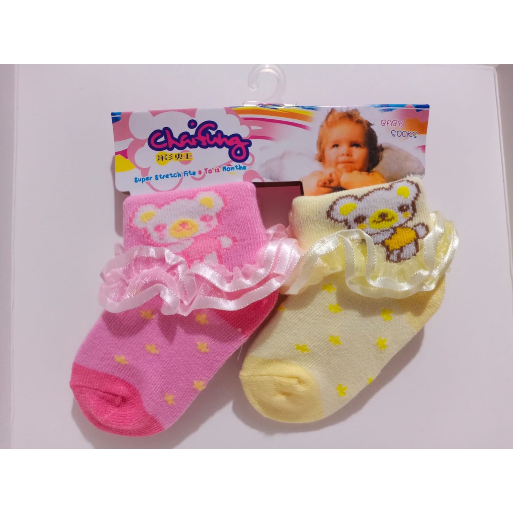 Kaos Kaki Renda Bayi 2 In 1 SNI