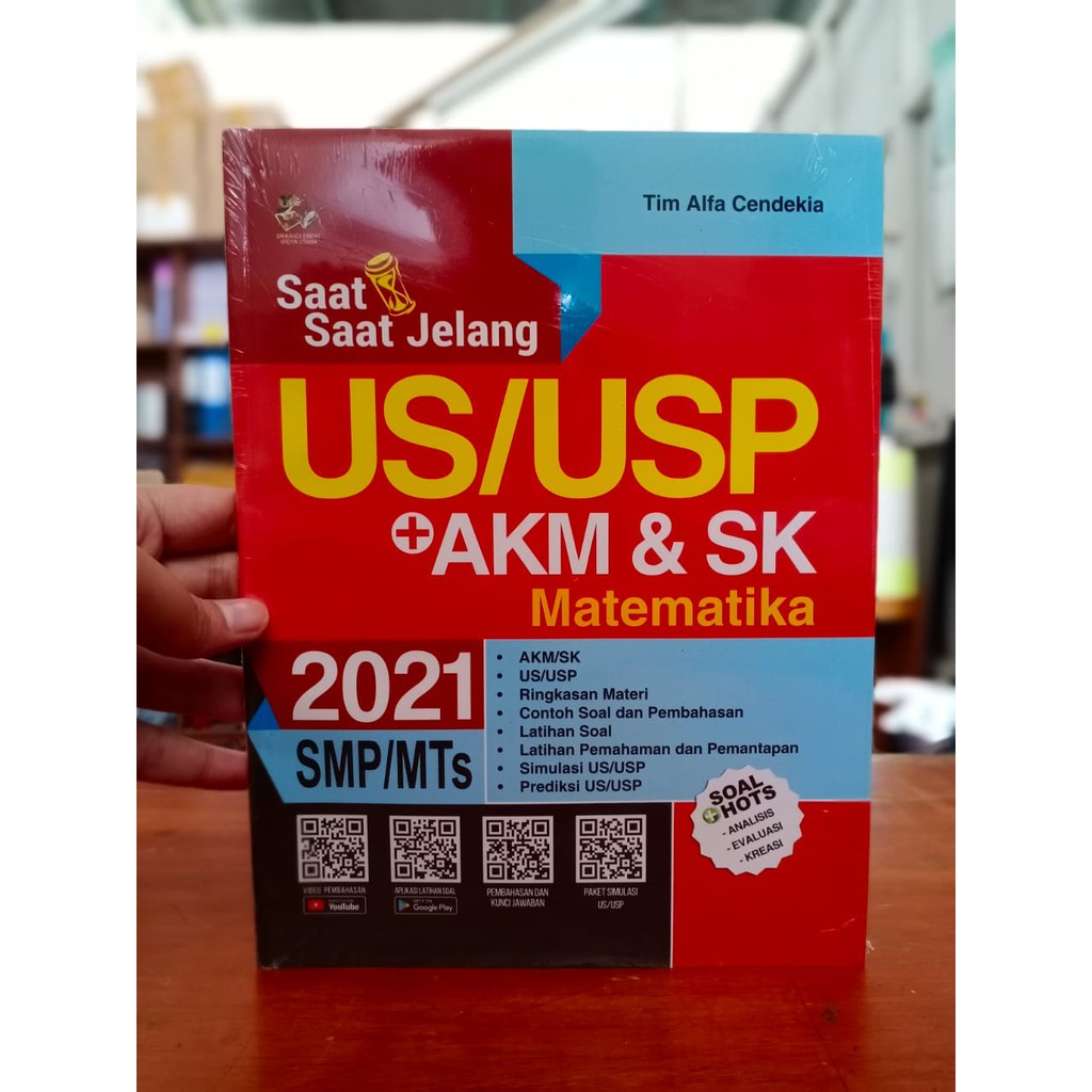 BUKUSAAT SAAT JELANG US USP & AKM SK MATEMATIKA SMP MTs 2021 / AKM SMP / BUKU MATEMATIKA SMP