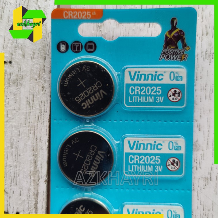 Baterai Vinnic CR2032 CR2025 CR2016 2032 2025 2016 Batre Battery Ori