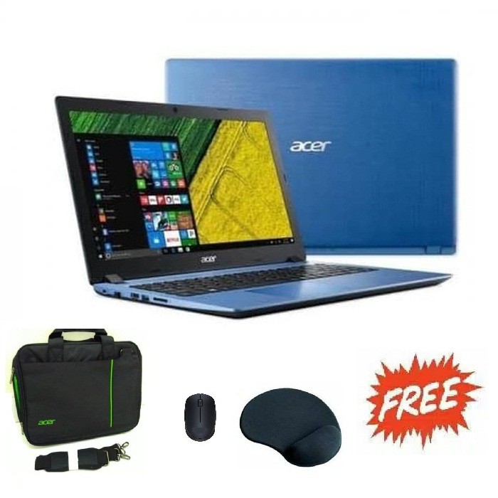 LAPTOP ACER Aspire 3 A314-41-455L A4-9120-4GB-1TB-14"-DVD-Win10