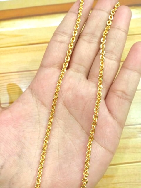 Kalung wanita //kalung nuri motif // kalung lapis emas // perhiasan // kalung panjang 45cm