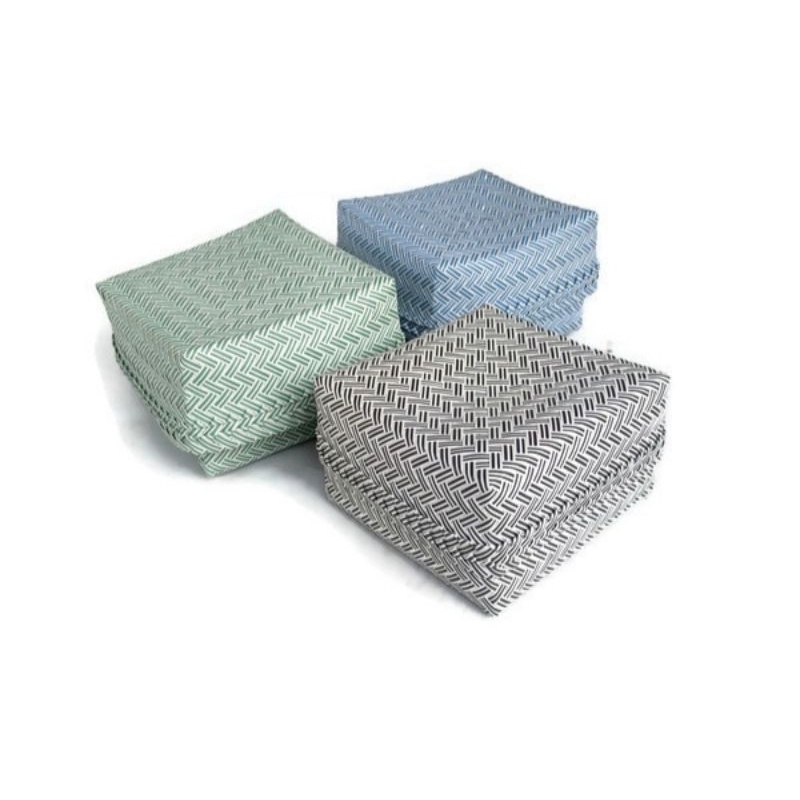 Besek anyaman plastik halus tebal / keranjang hampers