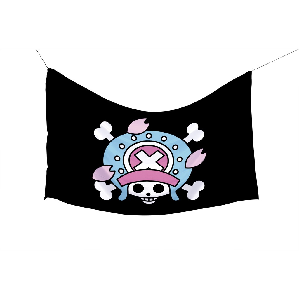 Poster Kain Bendera One Piece Tapestry Wall Decor Kain Aesthetic Cosplay Anime Luffy Pirate OP flag-Chopper