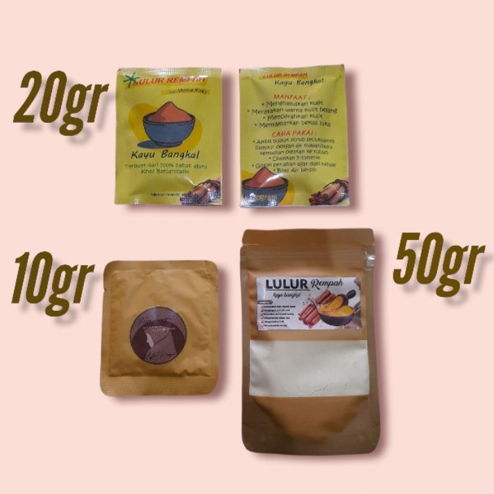 Lulur Rempah Bangkal / lulur bangkal asli / lulur kayu bangkal 10 gram /lulur viral 10gr