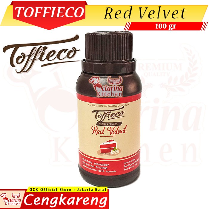 

TOFFIECO Red Velvet 100 gr / Pasta Tofico / Perisa Tofieco 100Gram