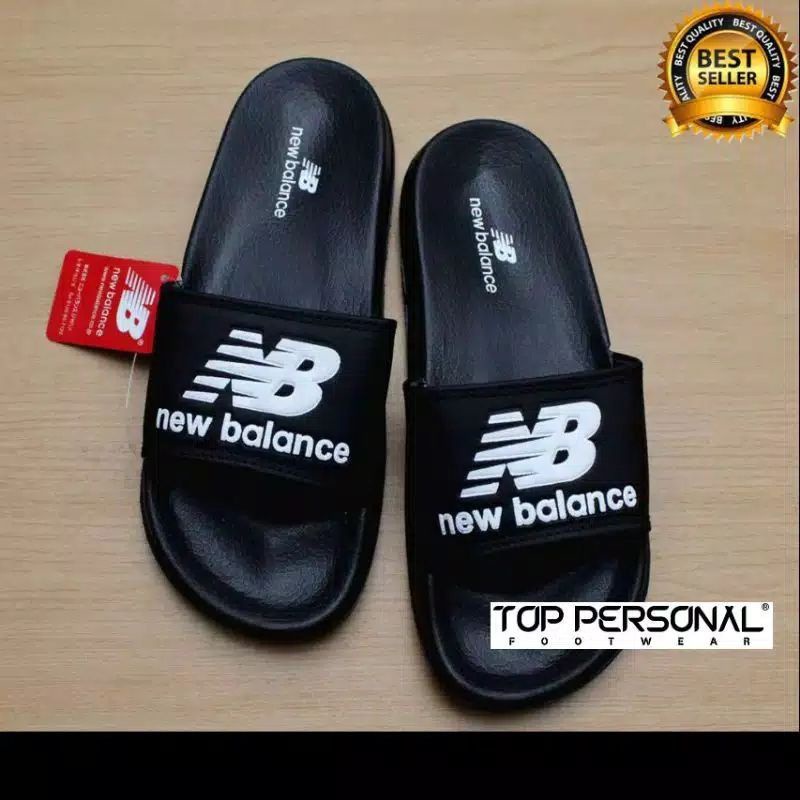 Sandal Slide On New Balance (NB) Sendal Slop Pria Wanita Sandal Selop Karet