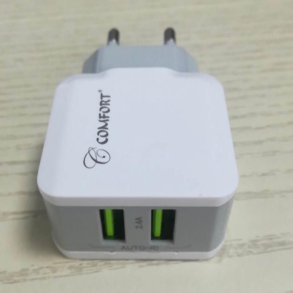 Travel Charger Dual USB Original Comfort 2,4 A Real SQ 2 | SQ2