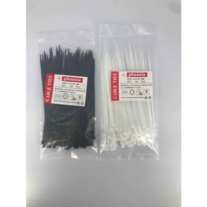 

ORGANIZER-DOCUMENT- KABEL TIES CABLE TIE 2.5 X 150MM (15CM) CV 150 - PUTIH -DOCUMENT-ORGANIZER.