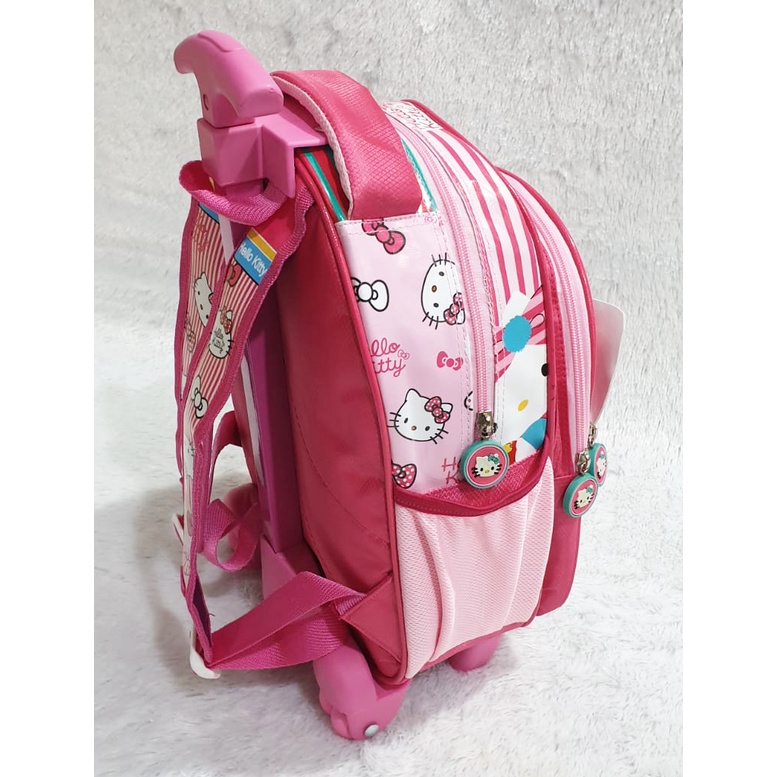 TERMURAH Tas Trolley Dorong Anak Perempuan Sekolah TK / PAUD Kantung Coin Bahan Kain Sponge Anti Air