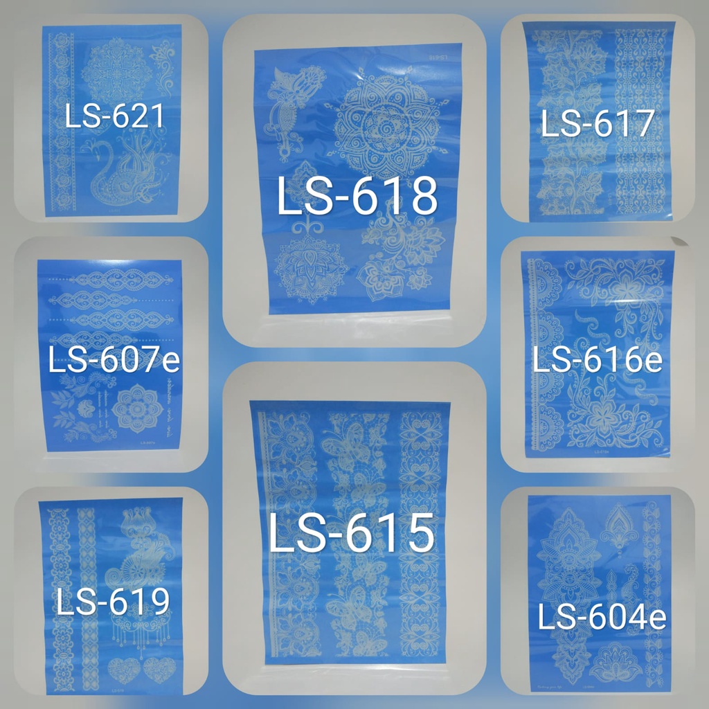 HENNA WHITE TATTO TEMPORARY WHITE GOLD