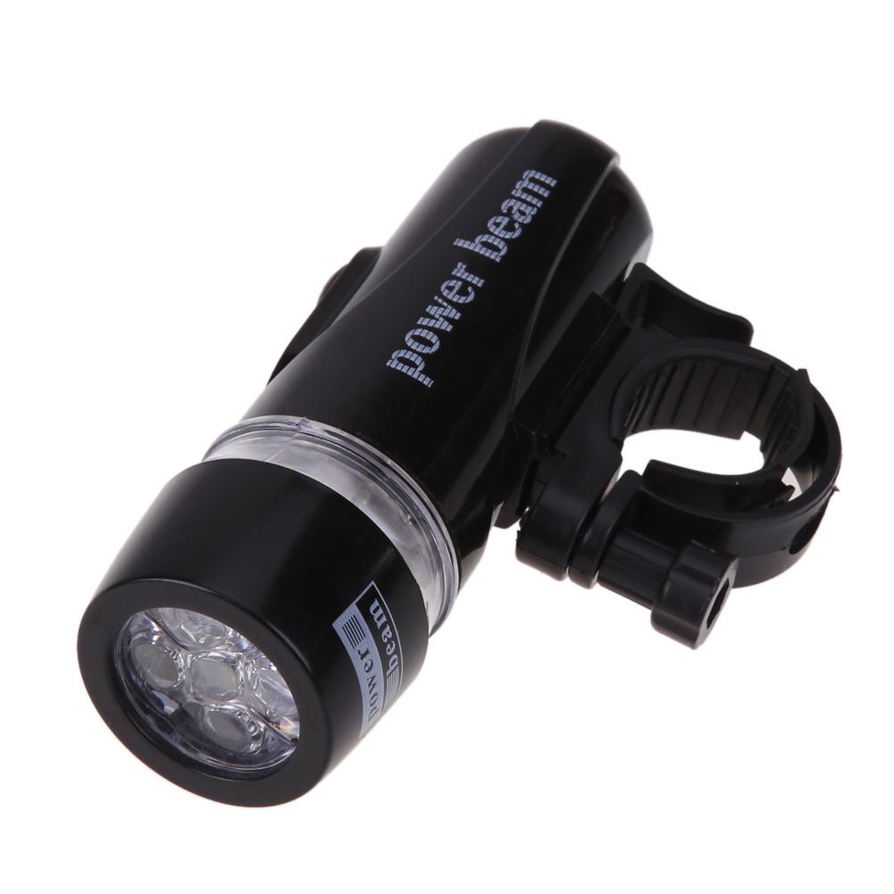 MOJITO Mojoyce Headlights 5 LED Flashlight Bike Bicycle Torch Flash Light Bike