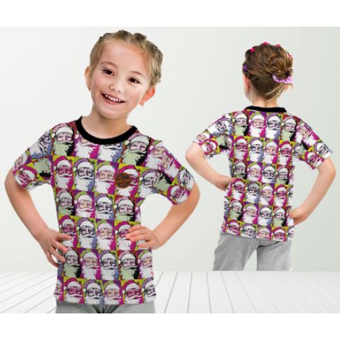 Kaos Baju T-shirt Murah Anak Laki-Laki Dan Perempuan Merry Christmas Natal 2021 Art12
