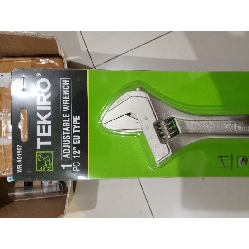 KUNCI INGGRIS TEKIRO 12&quot; KUNCI BACO ADJUSTABLE WRENCH TEKIRO 12&quot;