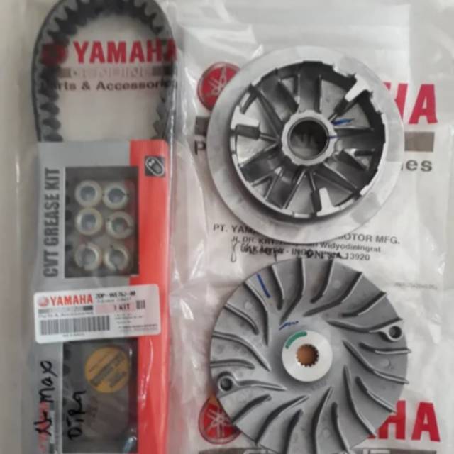 PAKET VAN BELT RUMAH ROLLER DAN KIPAS ROLLER NMAX ASLI YAMAHA