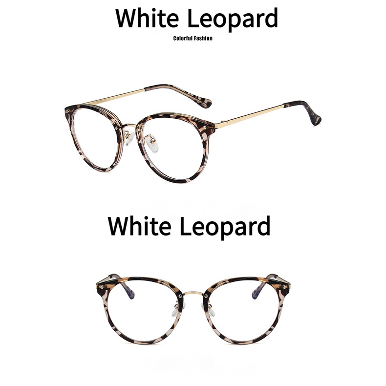 Kacamata Anti Radiasi Bentuk Bulat Untuk Wanita