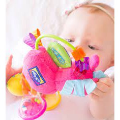 Playgro Clopette Activity Rattle Pink Mainan Anak