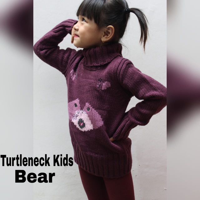 IMPORT MOLLAD Turtleneck Kids Rajut Wool Turtleneck Anak Winter Musim Dingin