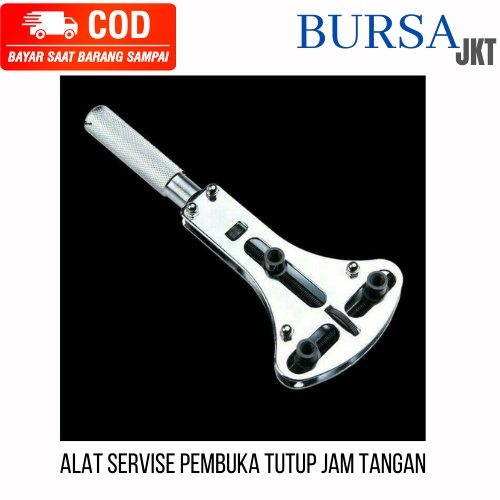 PEMBUKA TUTUP JAM REPARASI PERBAIKAN GANTI BATERAI STAINLESS CASE OPENER WATCH