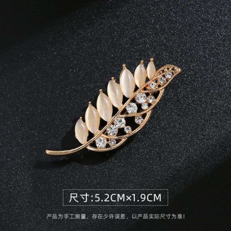 Bros Daun / Bros Jilbab / Bros Import Murah / Bros Hijab Mewah Cantik Kekinian 2022 Bisa COD