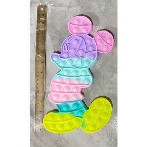 POP IT RAINBOW MAINAN SENSORY / MAINAN VIRAL POP IT RAINBOW JUMBO-MICKEY MACARON JUMBO