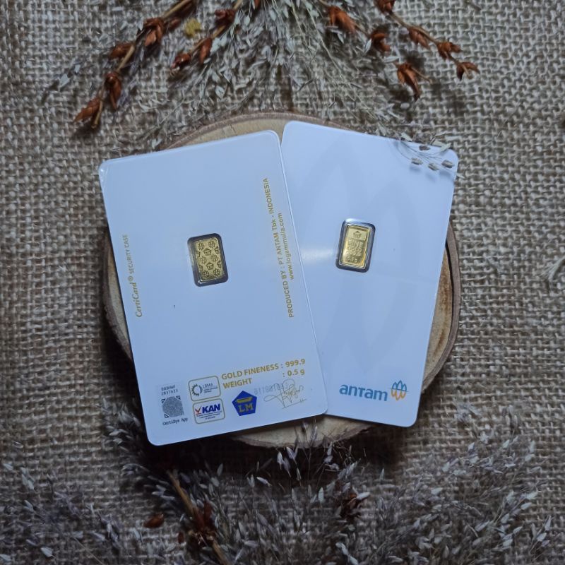 Logam Mulia Antam 0.5 gram | Emas antam 0.5gr