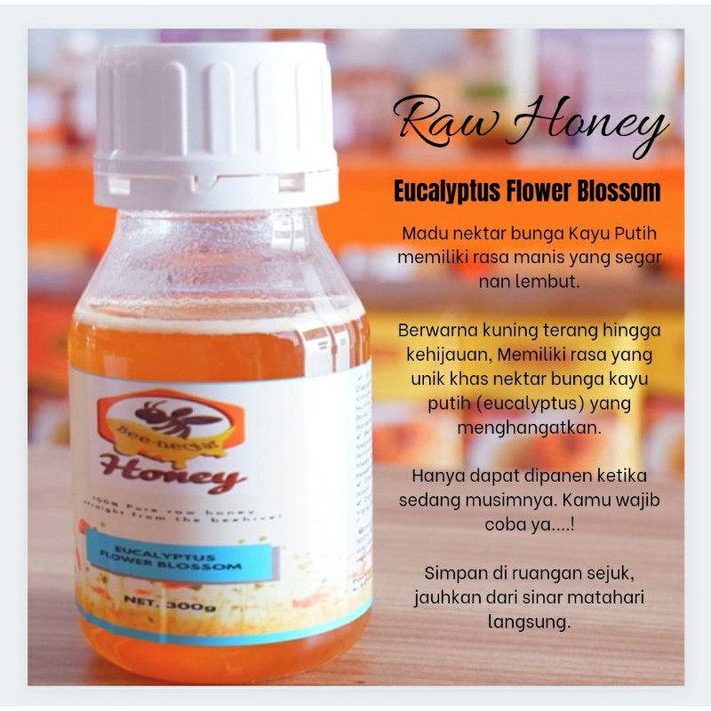 Raw Honey Madu Asli Murni Nektar Bee Nectar 300gr