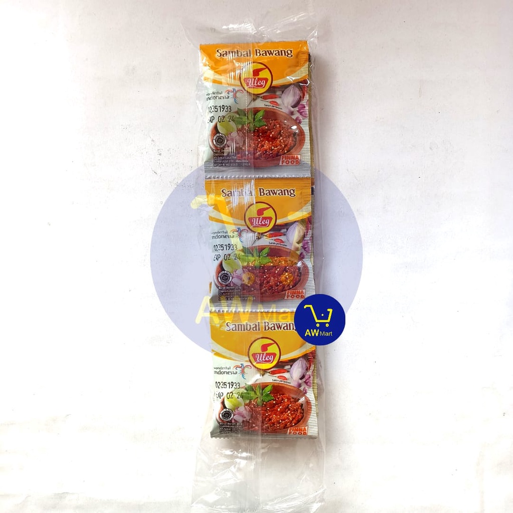 SAMBAL ULEG FINNA RENCENG (10 SACHET X 20 GRAM) - ALL VARIAN