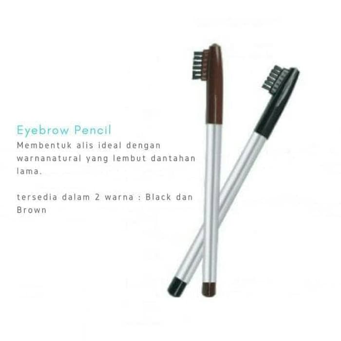 Kemasan Baru (NEW)WARDAH EYE BROW / EYEBROW PENClL (pensil alis) Brown &amp; Black 1,14gr