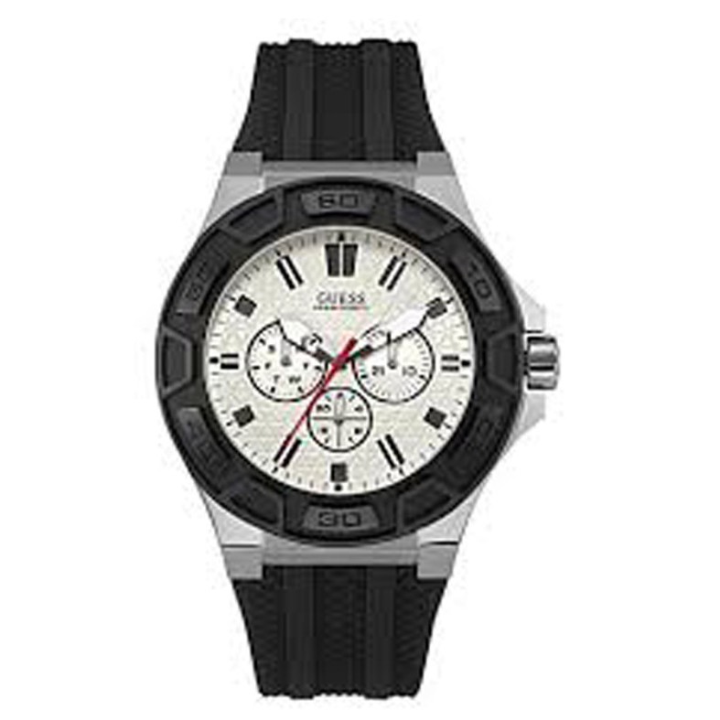 GUESS W0674G3 Force - Jam Tangan Pria - Hitam