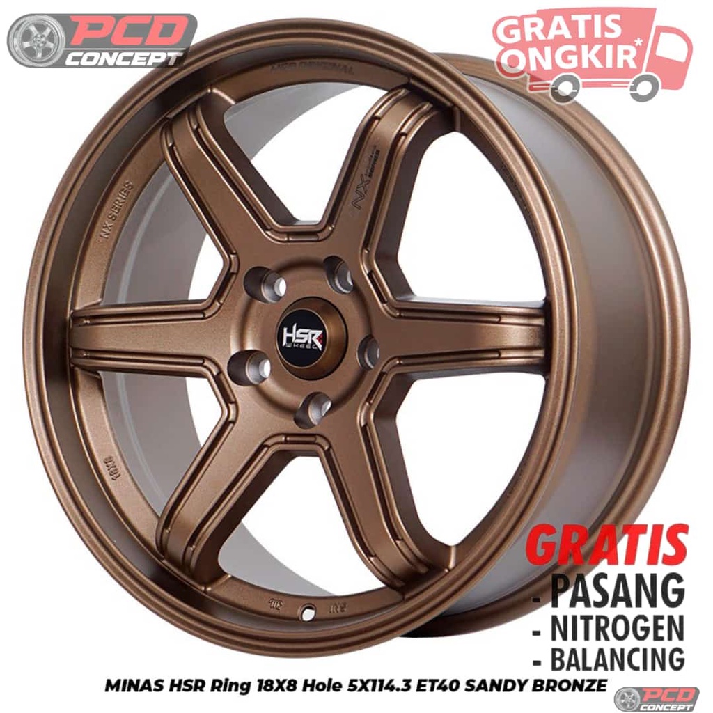 VELG MOBILSURABAYA R18 INOVA RIBOWN,XPANDER,RUSH,ACCORD R18 HSR MINAS | PELEK HSR R18