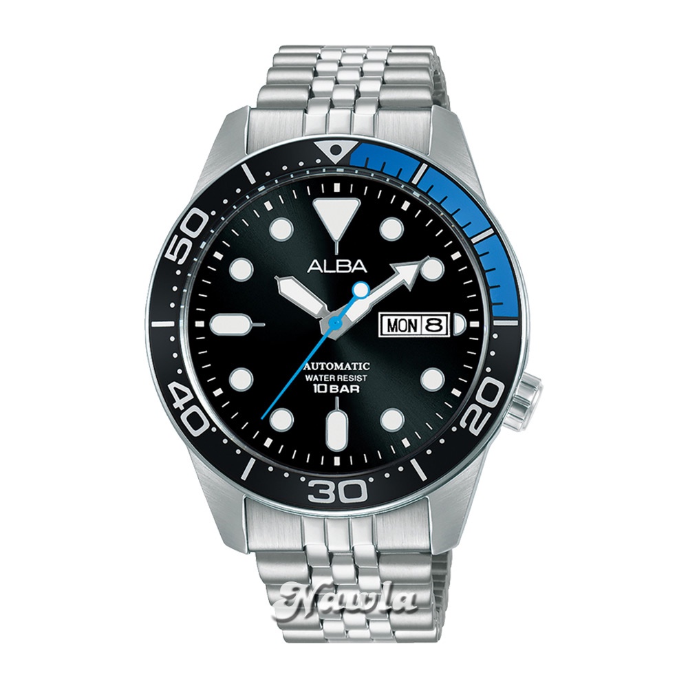 Alba Automatic AL4195X1 Black Dial - Jam Tangan Pria AL4195