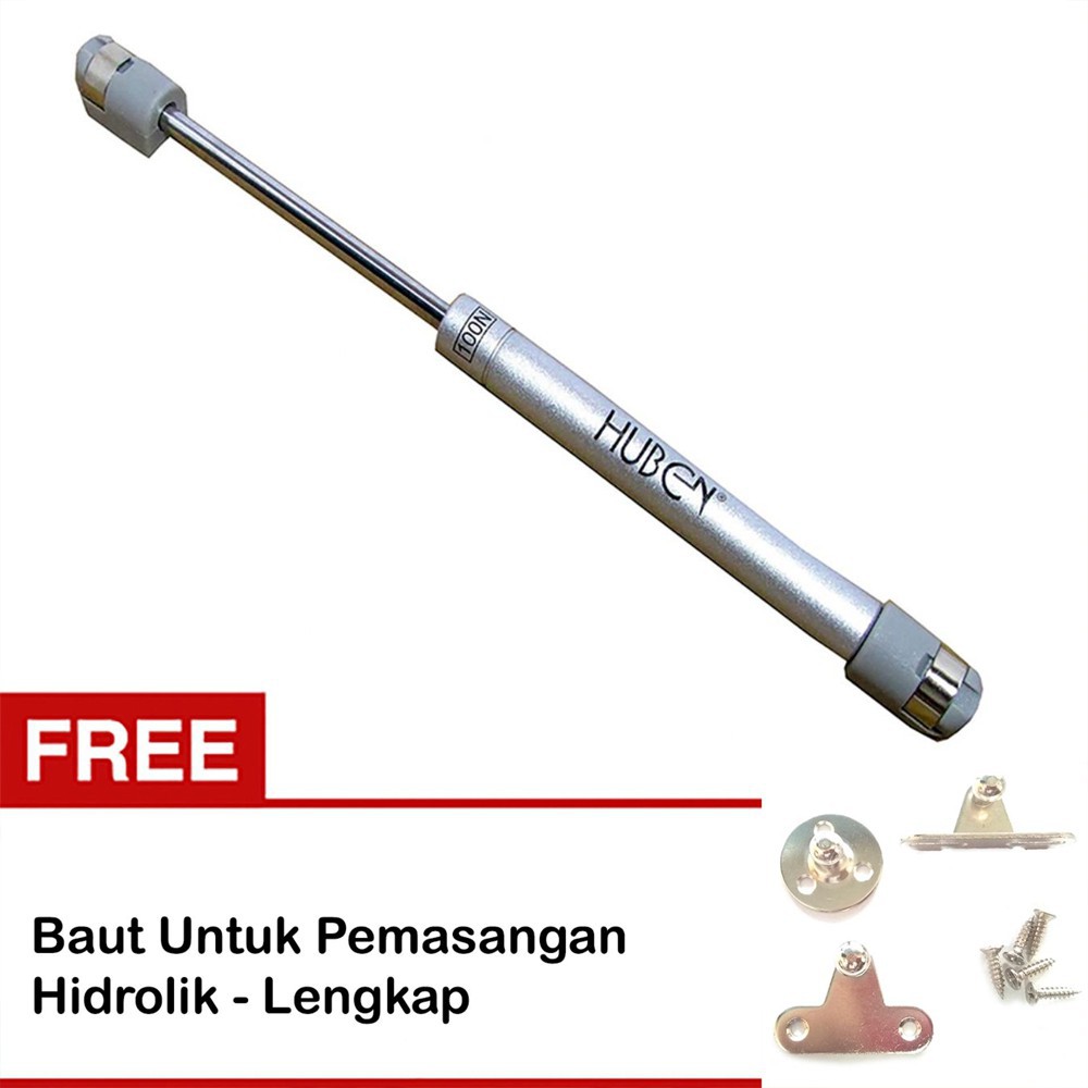 Hidrolik Huben GS-100 N Engsel Jendela Lemari Pintu Rumah Kitchen Set Jok Motor Bebek Matic