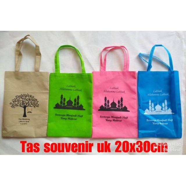 

Tas souvenir pernikahan haji umroh dan ulang tahun uk 20x30