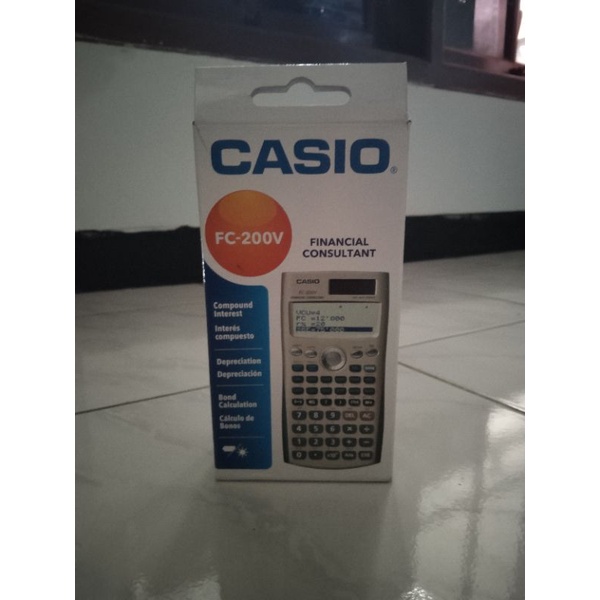 

CASIO FC-200V- Kalkulator Sekolah/Kuliah - Finance/Keuangan